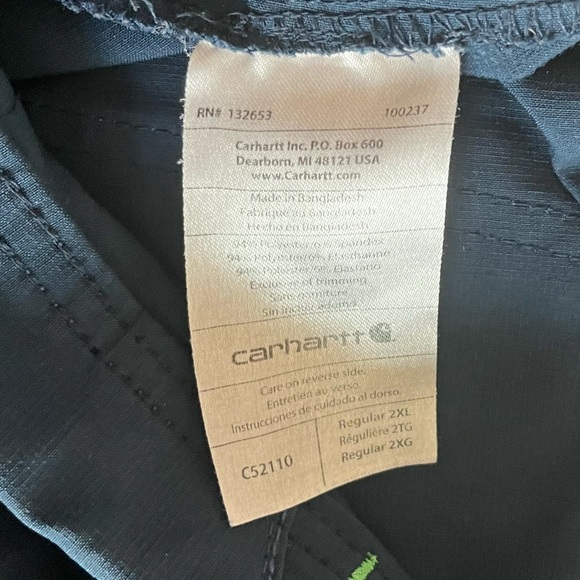 Carhartt Force C52110 Men’s 2XL Blue Scrub Pants Nursing - Picture 7 of 7